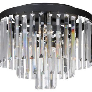 Lampa sufitowa Ventimiglia 4-punktowa metalowa transparentna 63110