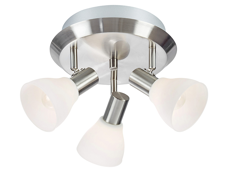 Lampa sufitowa Vero 3-punktowa metalowa srebrna 27404