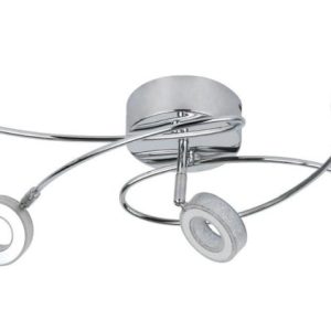 Lampa sufitowa VINOLA chromowana biała LED 5x5W 3000K 1750lm Candellux 924282