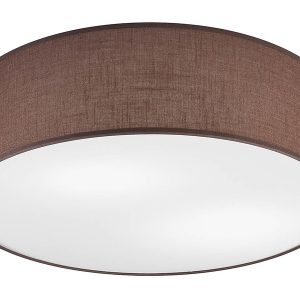 Lampa sufitowa Vivian 2-punktowa tkaninowa brązowa 121034 Lampa sufitowa Vivian 2-punktowa tkaninowa brązowa 121034