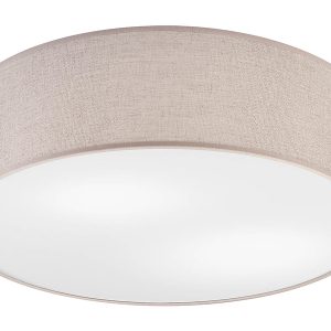 Lampa sufitowa Vivian 2-punktowa tkaninowa srebrna 120831 Lampa sufitowa Vivian 2-punktowa tkaninowa srebrna 120831