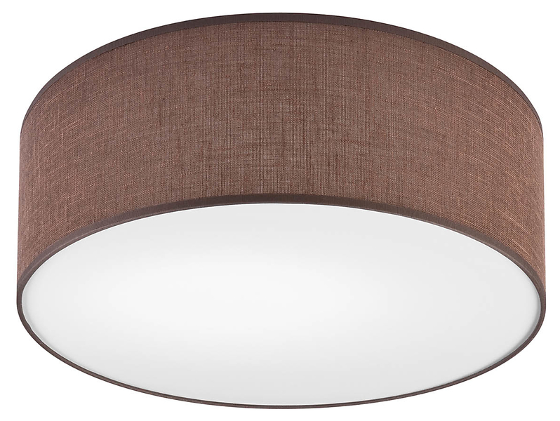 Lampa sufitowa Vivian tkaninowa brązowa 120819