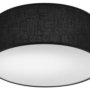 Lampa sufitowa Vivian tkaninowa czarna 120820 Lampa sufitowa Vivian tkaninowa czarna 120820