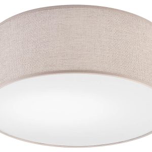 Lampa sufitowa Vivian tkaninowa srebrna 120817 Lampa sufitowa Vivian tkaninowa srebrna 120817