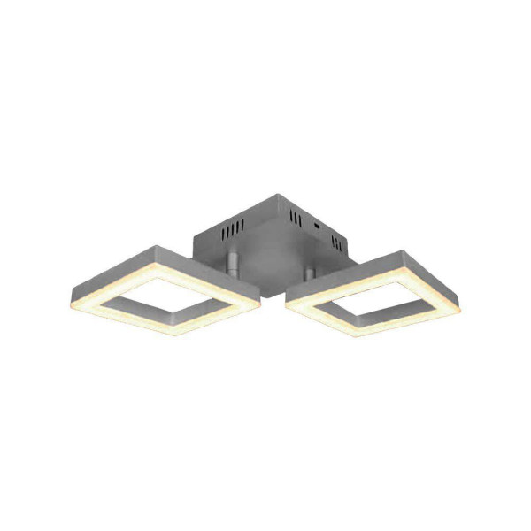 Lampa sufitowa VT-7786 szaro-aluminiowy LED 2x14W Ciepła biel 1490lm V-TAC 859418