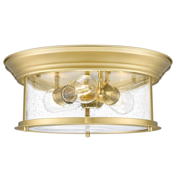 Lampa sufitowa Warwick 3xE27 mosiądz 1084592