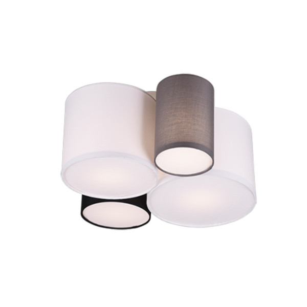 Lampa sufitowa wielokolorowy HOTEL 4xE27x42W wym: 21,5x50,5x47 cm Trio 859382