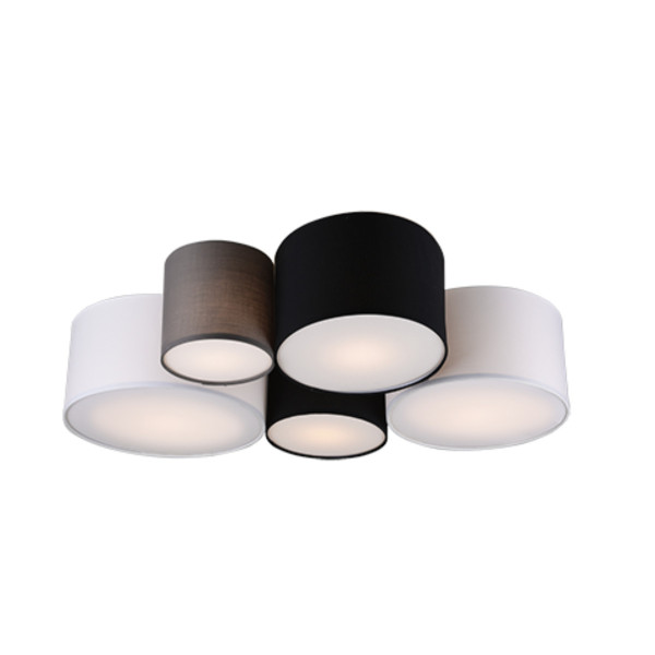 Lampa sufitowa wielokolorowy HOTEL 5xE27x42W wym: 21,5x90x70 cm Trio 860578
