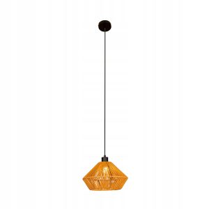 Lampa Sufitowa Wisząca Bambus BOHO Rattan Drewno Loft 298567