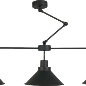 Lampa sufitowa wisząca czarna loft do kuchni EDYLIT 3xE27 KLOE 13-342 1048252 Lampa sufitowa wisząca czarna loft do kuchni EDYLIT 3xE27 KLOE 13-342 1048252