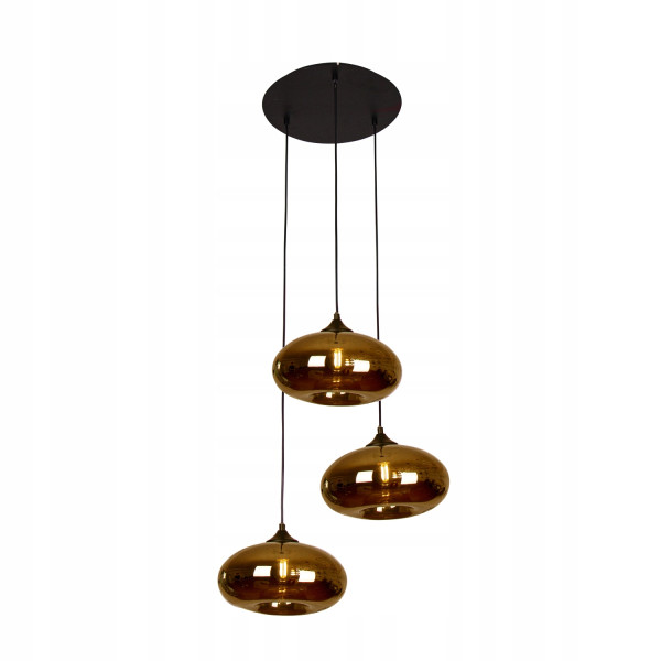 Lampa Sufitowa Wisząca Do Salonu Jadalni Szklane Klosze 298559