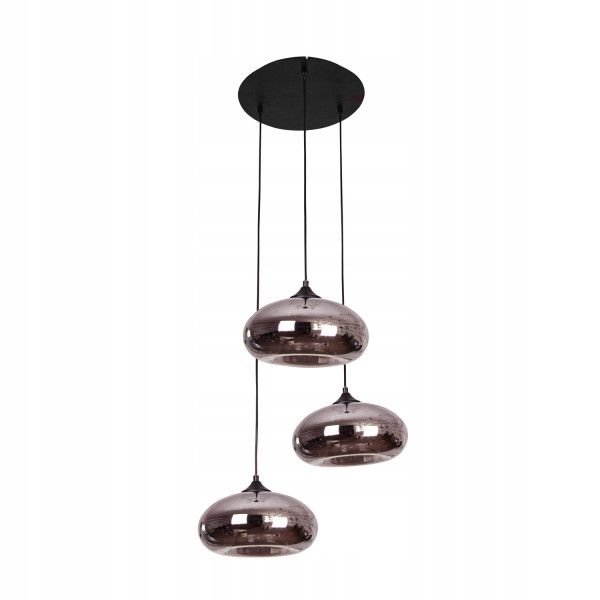 Lampa Sufitowa Wisząca Do Salonu Jadalni Szklane Klosze 298562