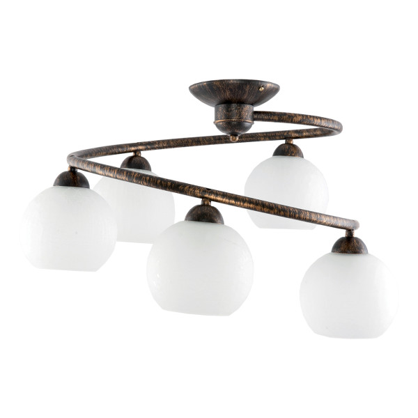 Lampa sufitowa wisząca EDYLIT retro stare złoto 5xE27 IVAN NEGRO 9-540 1048975