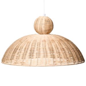 Lampa sufitowa wisząca w stylu boho naturalna rattanowa 902848 Lampa sufitowa wisząca w stylu boho naturalna rattanowa 902848
