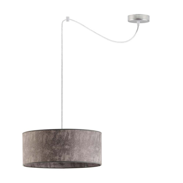 Lampa sufitowa wisząca WAIKIKI W1 Stal Szczotkowana - Szary Melanż 879429