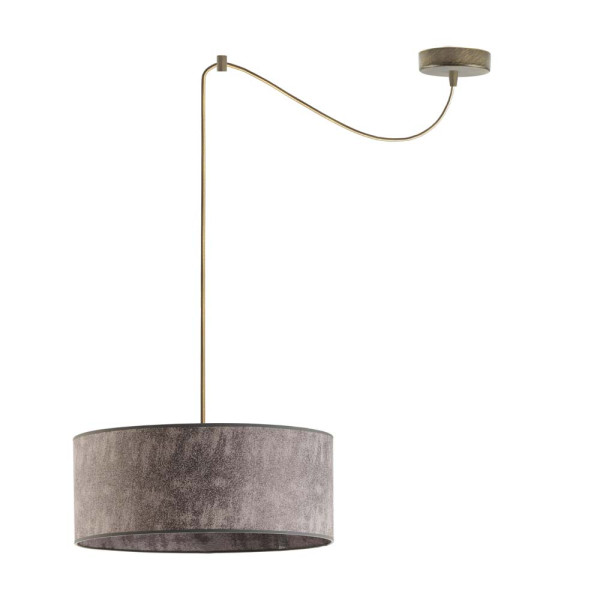 Lampa sufitowa wisząca WAIKIKI W1 Stare Złoto - Szary Melanż 879398
