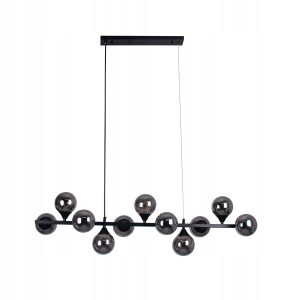Lampa Sufitowa Wisząca Żyrandol Do Salonu Jadalni Czarna 266797 Lampa Sufitowa Wisząca Żyrandol Do Salonu Jadalni Czarna 266797