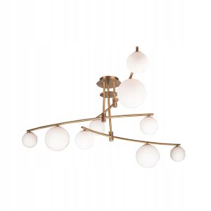 Lampa Sufitowa Wisząca Żyrandol Do Salonu Jadalni Złota 302217 Lampa Sufitowa Wisząca Żyrandol Do Salonu Jadalni Złota 302217