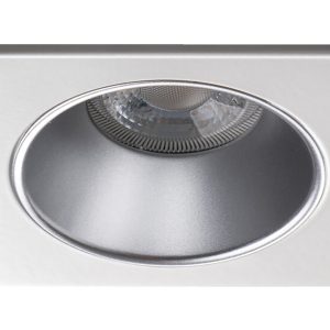 Lampa sufitowa wpuszczana Glozo aluminiowa biała 75953 Lampa sufitowa wpuszczana Glozo aluminiowa biała 75953
