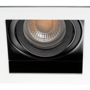 Lampa sufitowa wpuszczana Meril stalowa 10 cm biała 56002 Lampa sufitowa wpuszczana Meril stalowa 10 cm biała 56002