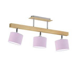 Lampa sufitowa z abażurami HOLLYWOOD Dąb – Jasny Fioletowy 962275