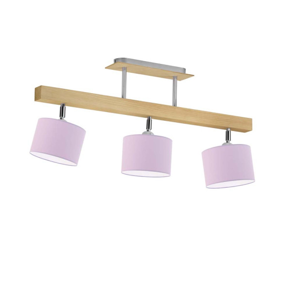 Lampa sufitowa z abażurami HOLLYWOOD Dąb - Jasny Fioletowy 962275