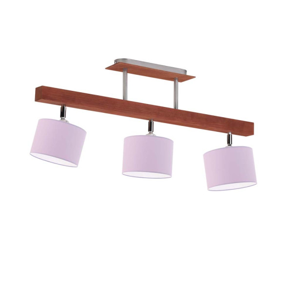 Lampa sufitowa z abażurami HOLLYWOOD Mahoń - Jasny Fioletowy 962320