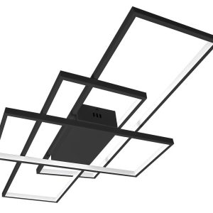 Lampa sufitowa z pilotem Hydra LED 126W czarna 1012399