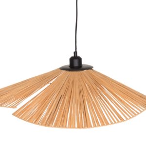 Lampa sufitowa z rafii LEIJA, Ø 68 cm 649218 Lampa sufitowa z rafii LEIJA, Ø 68 cm 649218
