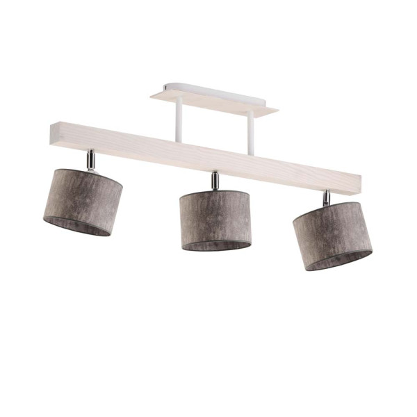 Lampa sufitowa z regulacją HOLLYWOOD Biały - Szary Melanż 962281