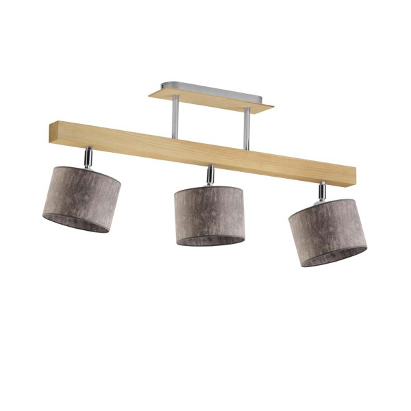 Lampa sufitowa z regulacją HOLLYWOOD Dąb - Szary Melanż 962237