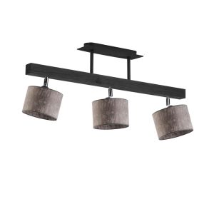 Lampa sufitowa z regulacją HOLLYWOOD Heban – Szary Melanż 962285