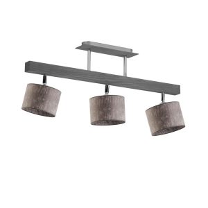 Lampa sufitowa z regulacją HOLLYWOOD Popielaty – Szary Melanż 962244