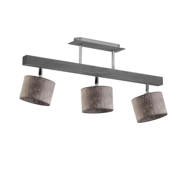 Lampa sufitowa z regulacją HOLLYWOOD Popielaty - Szary Melanż 962244