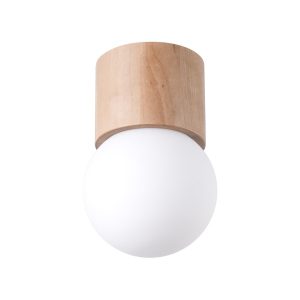 Lampa sufitowa ZENITO naturalne drewno 1xG9x8W IP20 Pure Lume 1020337