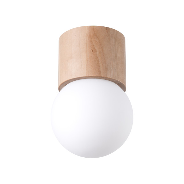 Lampa sufitowa ZENITO naturalne drewno 1xG9x8W IP20 Pure Lume 1020337