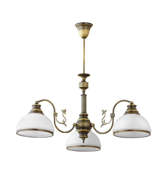 Lampa sufitowa ZEUS mosiądz 3xE27x15W IP20 Jupiter 1004458