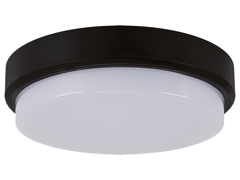 Lampa sufitowa zewnętrzna Aron LED z tworzywa sztucznego czarna 178497