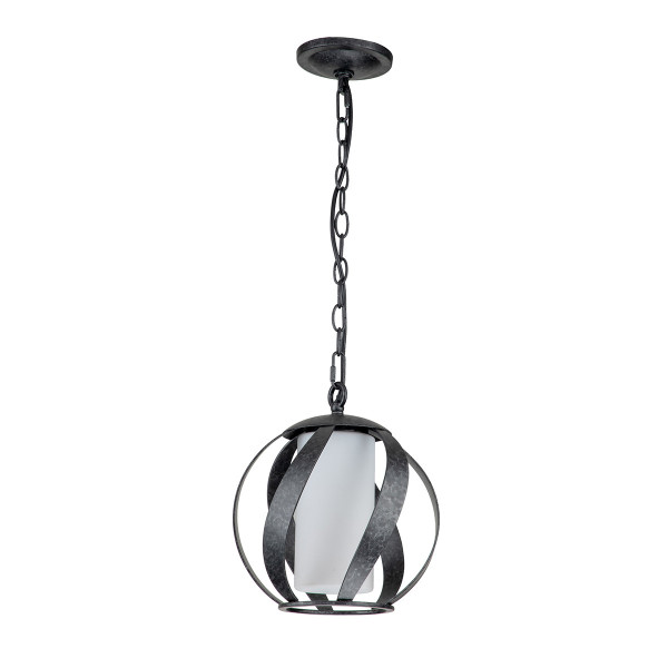 Lampa sufitowa zewnętrzna Blacksmith stara czerń 1xE27x60W IP44 Quintiesse 930501