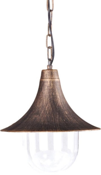 Lampa sufitowa zewnętrzna BOSTON złota 1 x E27 x 60W IP44 Kaja 930200