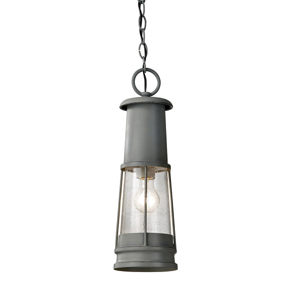 Lampa sufitowa zewnętrzna Chelsea Harbor szara 1 x E27 x 60W IP23 Feiss 931228
