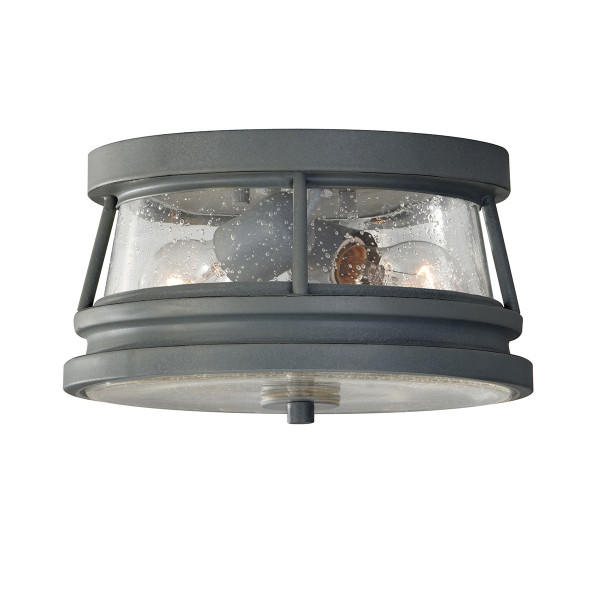 Lampa sufitowa zewnętrzna Chelsea Harbor szara 2 x E27 x 60W IP44 Feiss 931381
