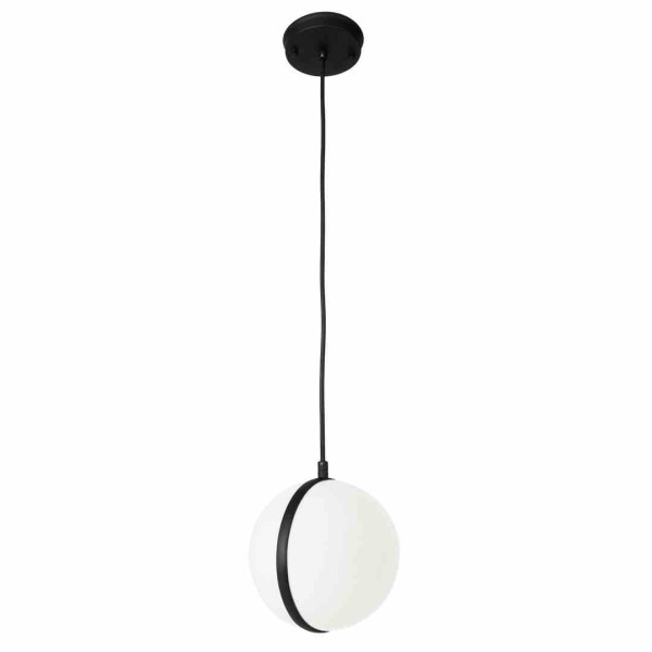Lampa sufitowa zewnętrzna CIRCULO czarno-biała 1xE27x40W IP44 Eko-Light 931309