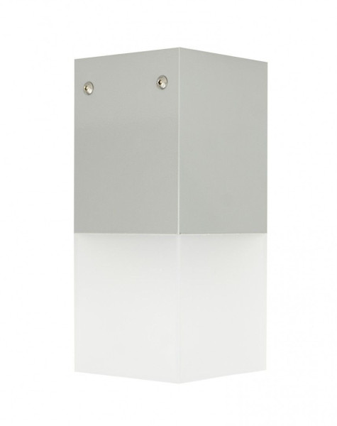 Lampa sufitowa zewnętrzna Cube srebrna 1 x E27 x 20W IP44 SU-MA 931270