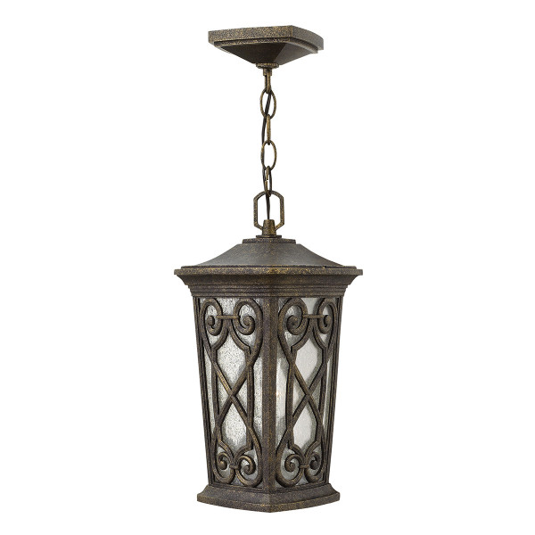 Lampa sufitowa zewnętrzna Enzo ciemny brąz 1 x E27 x 100W IP44 Hinkley 931862