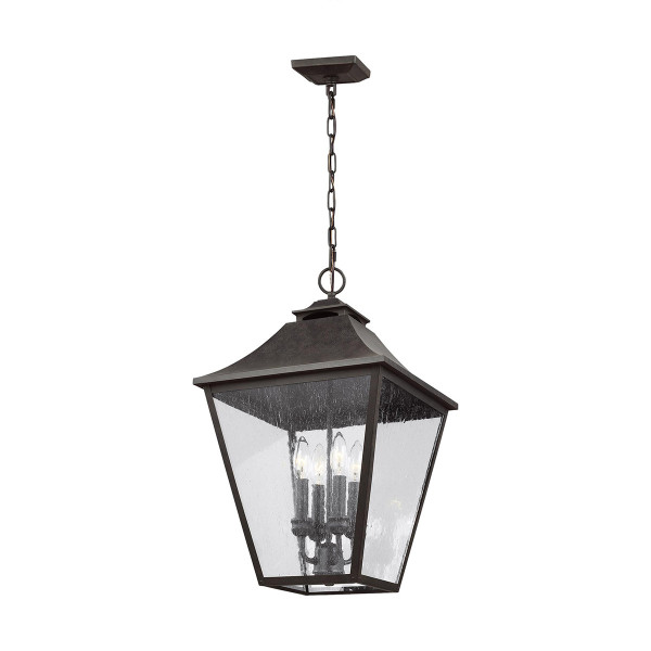 Lampa sufitowa zewnętrzna Galena ciemny brąz 4 x E14 x 40W IP44 Feiss 931365
