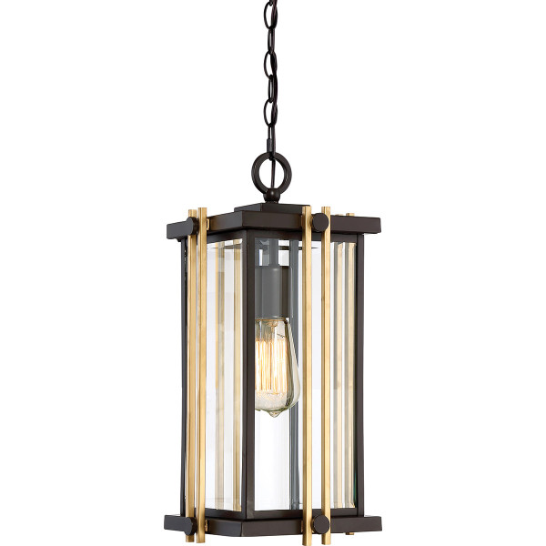 Lampa sufitowa zewnętrzna Goldenrod zachodni brąz 1xE27x60W IP44 Quoizel 930499