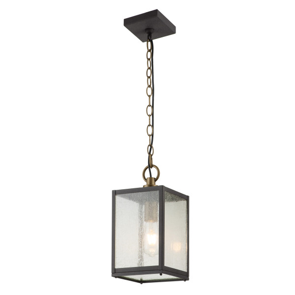 Lampa sufitowa zewnętrzna Lahden postarzany cynk 1xE27x60W IP44 Quintiesse 931378