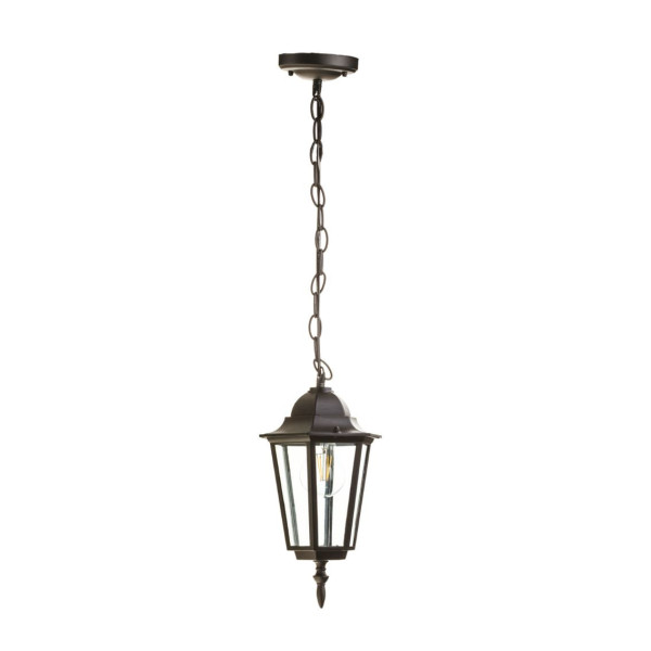 Lampa sufitowa zewnętrzna LO 4105 czarna 1 x E27 x 50W IP54 Kobi 931859