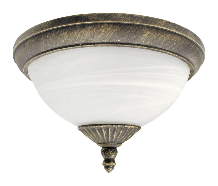 Lampa sufitowa zewnętrzna Madrid złoto antyczne 2 x E27 x 40W IP43 Rabalux 931866